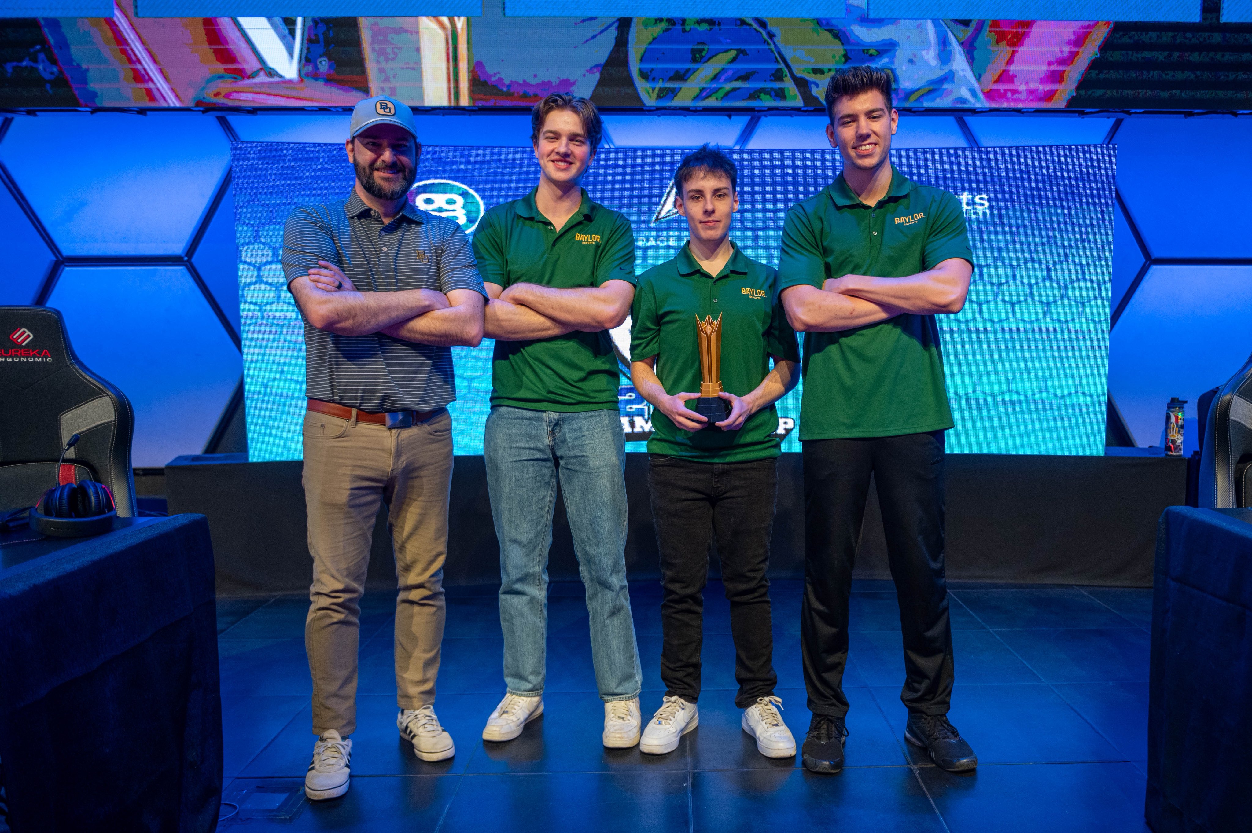 Baylor Rocket League team celebrates PEC title win