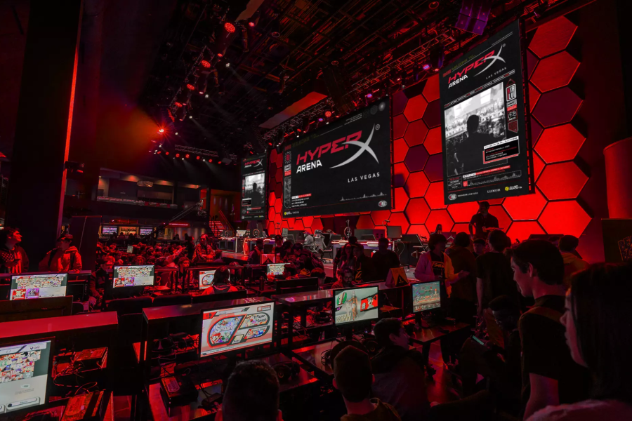 Hyper X PEC esports arena interior
